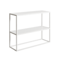 Rack JULITA METAL 75 doppio ripiano, bianco