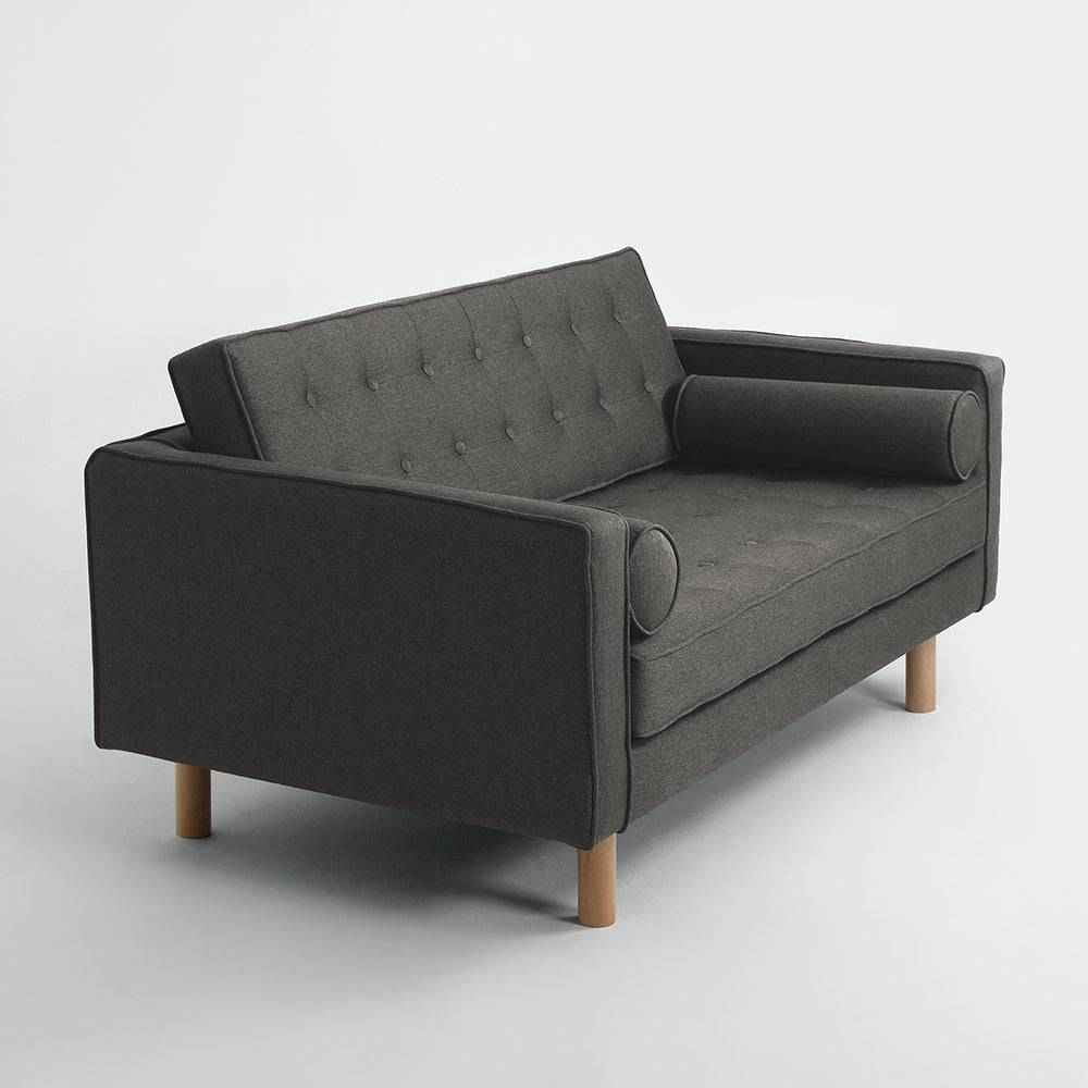 Divano 2 Posti TOPIC WOOD, Steel, Naturale