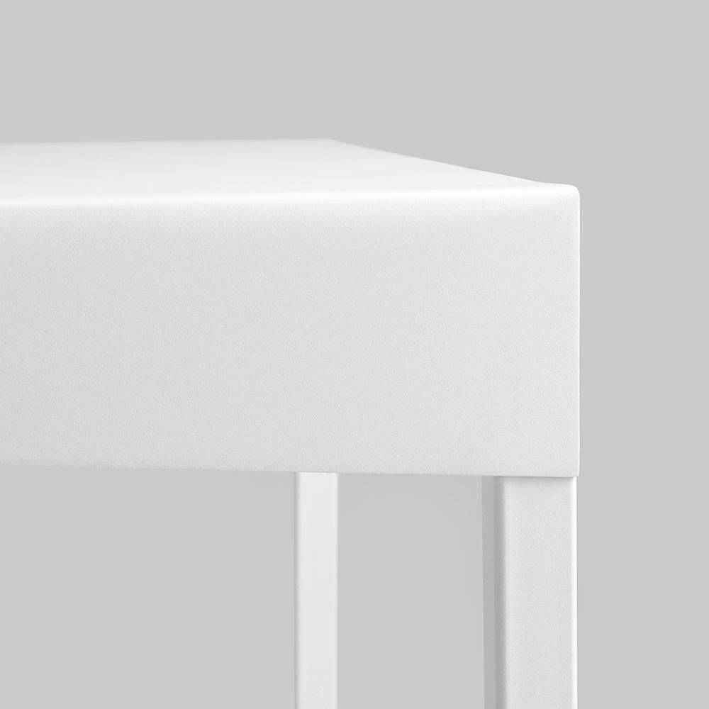 Tavolo Obroos Metal 80x80 - Bianco
