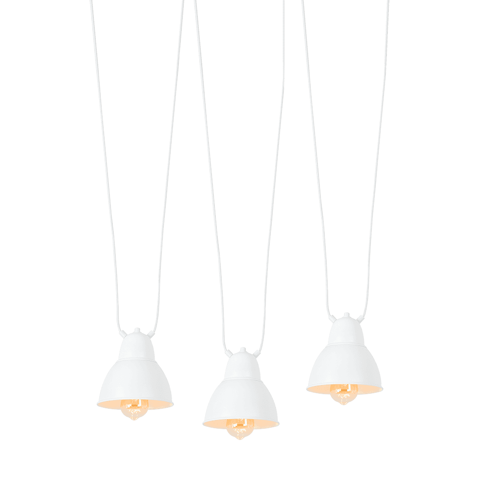 Lampada Coben Hangman 3 - Bianco