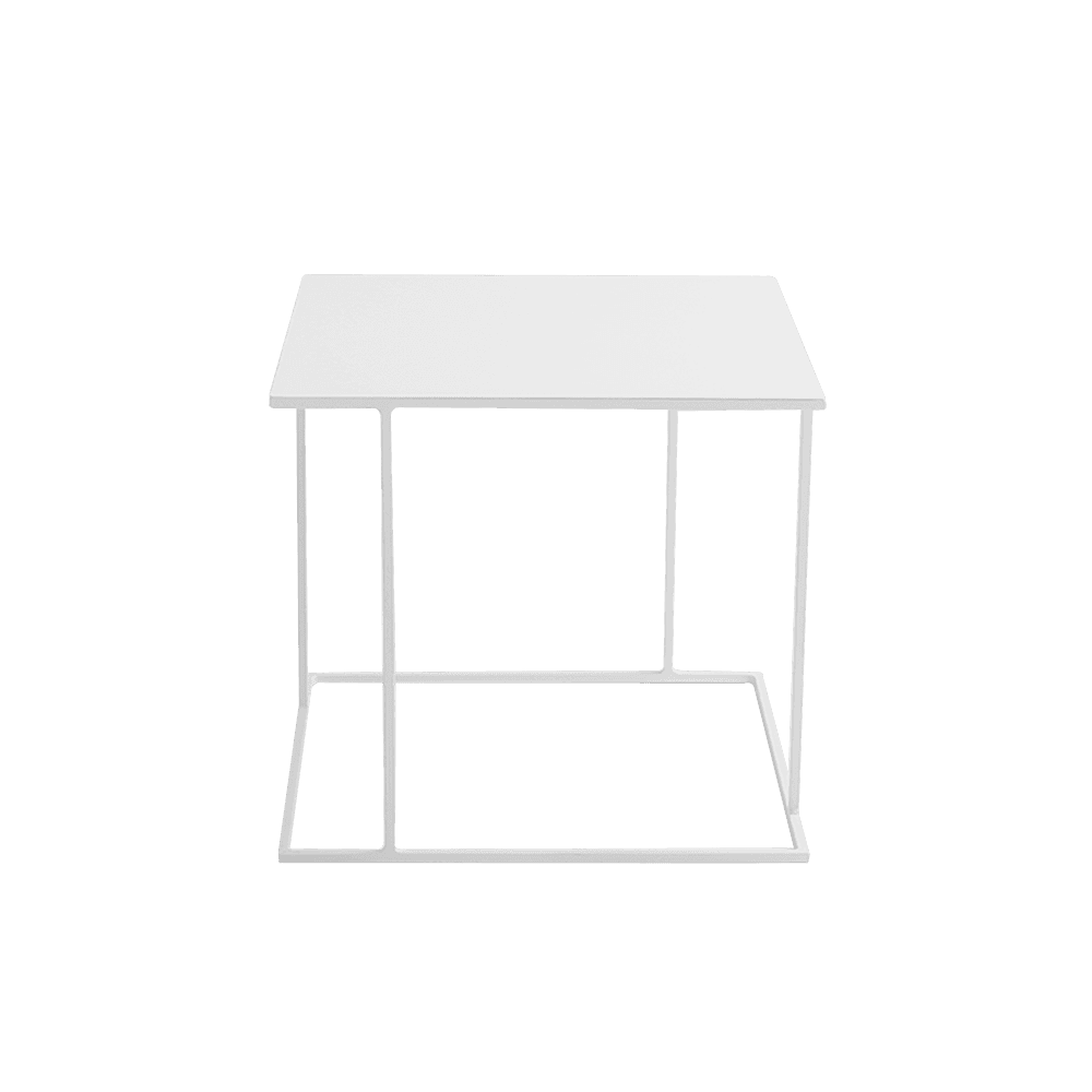 Tavolino WALT METAL 50 - Bianco