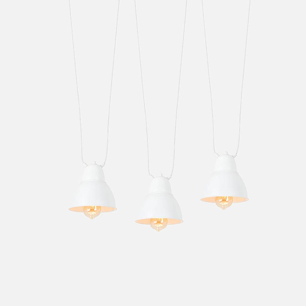 Lampada Coben Hangman 3 - Bianco
