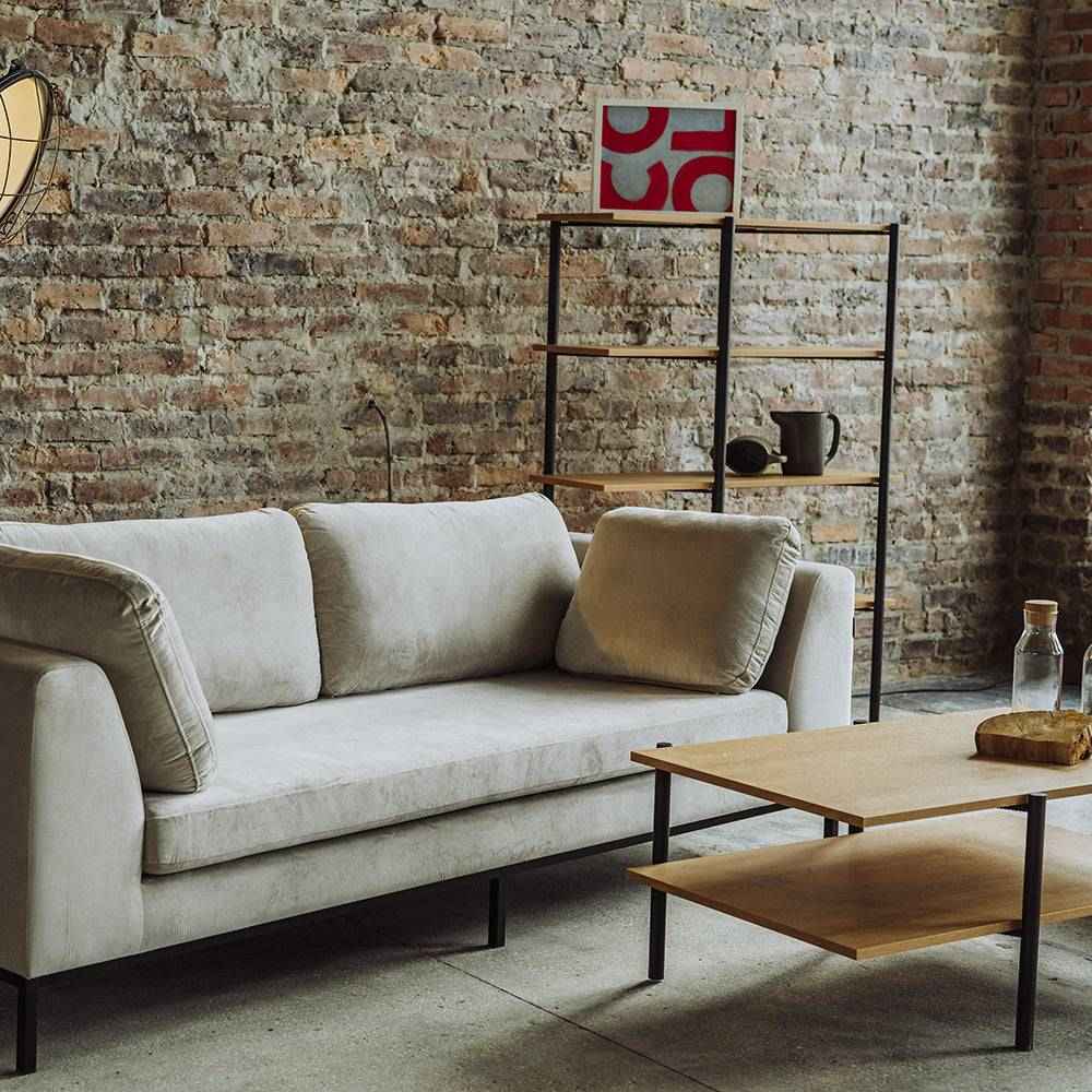 Tavolino RAVE BASIC 80 - quercia, nero