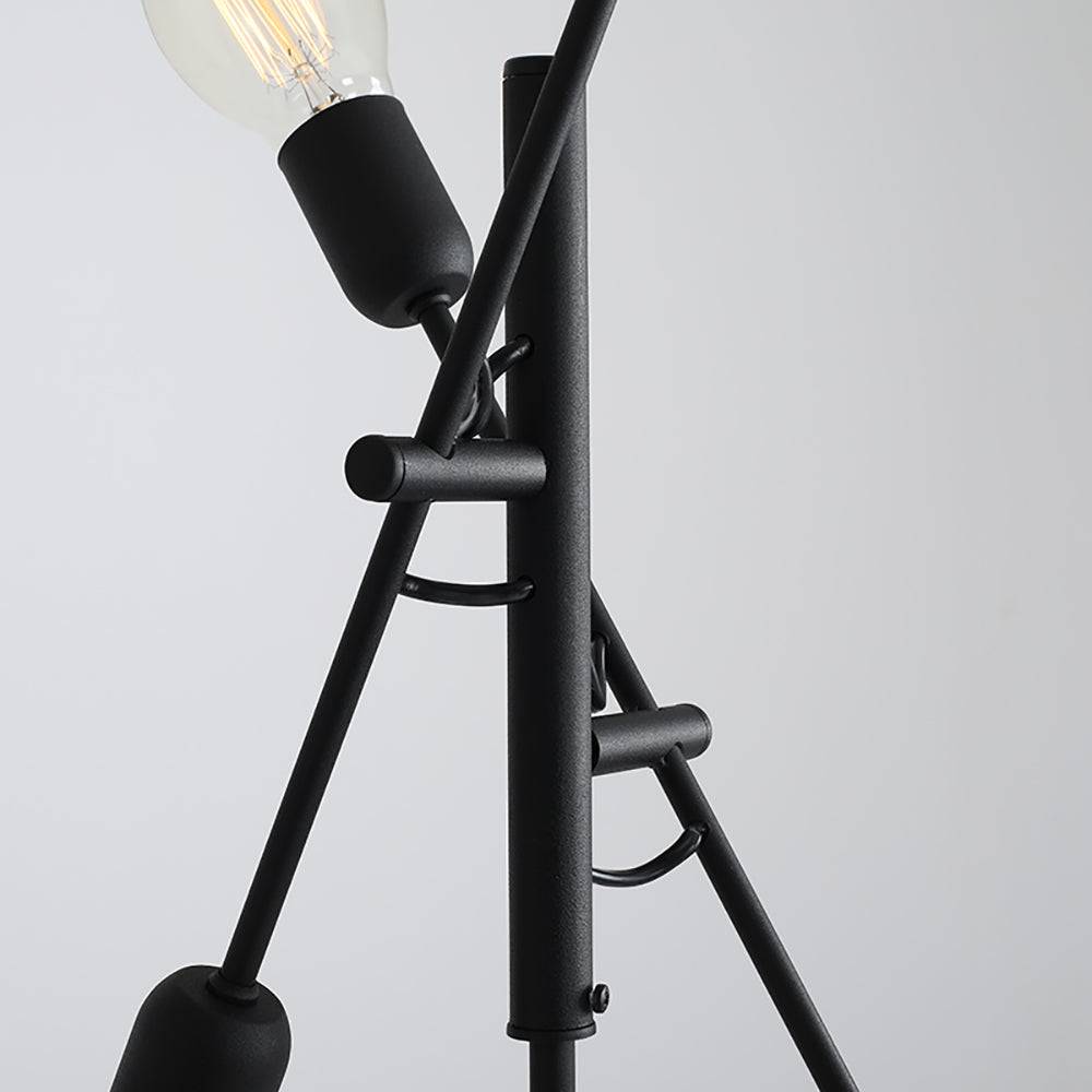 Lampada da Terra TWIGO FLOOR 4 - Nero