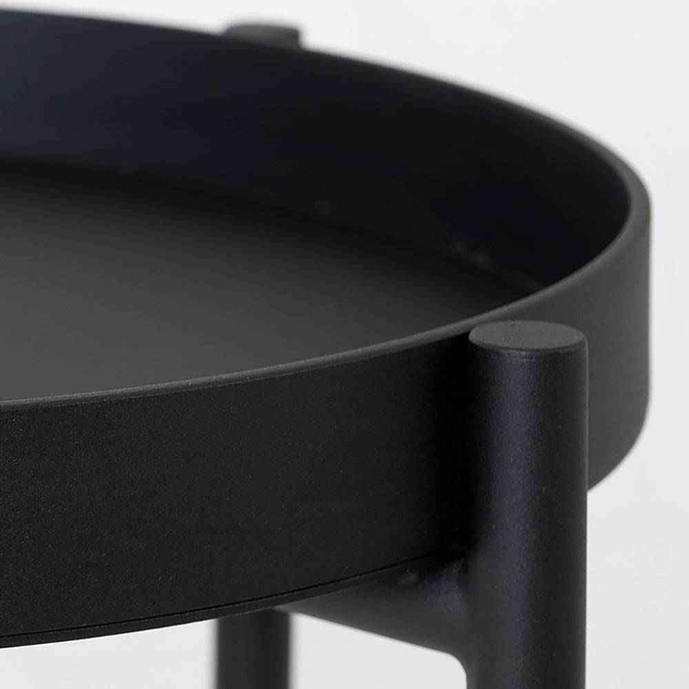 Tavolino da Caffè HANNA METAL 60 - Nero