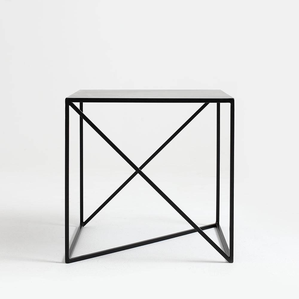 Tavolino laterale MEMO 50x50, Nero