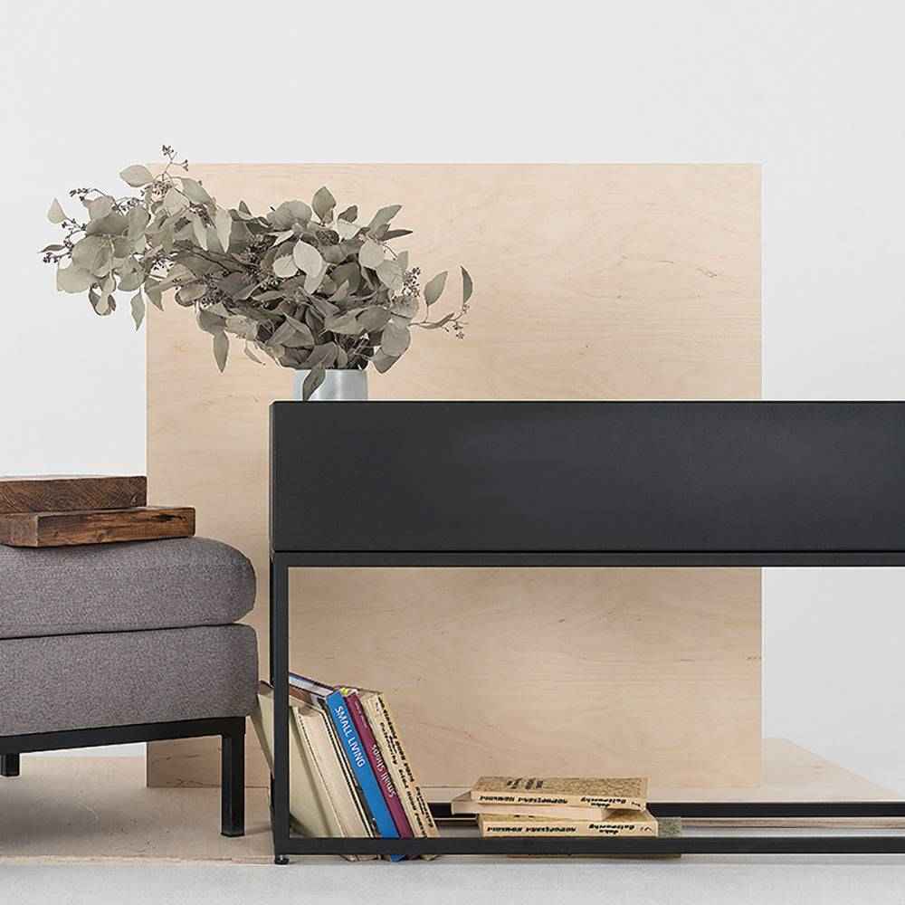 Fioriera FIORINA 100x30x60 - nero