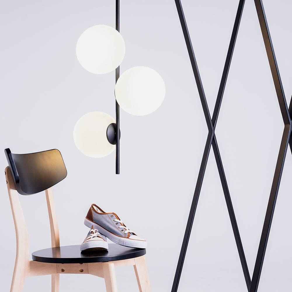 Lampada a Sospensione BOBLER Verticale - Nero