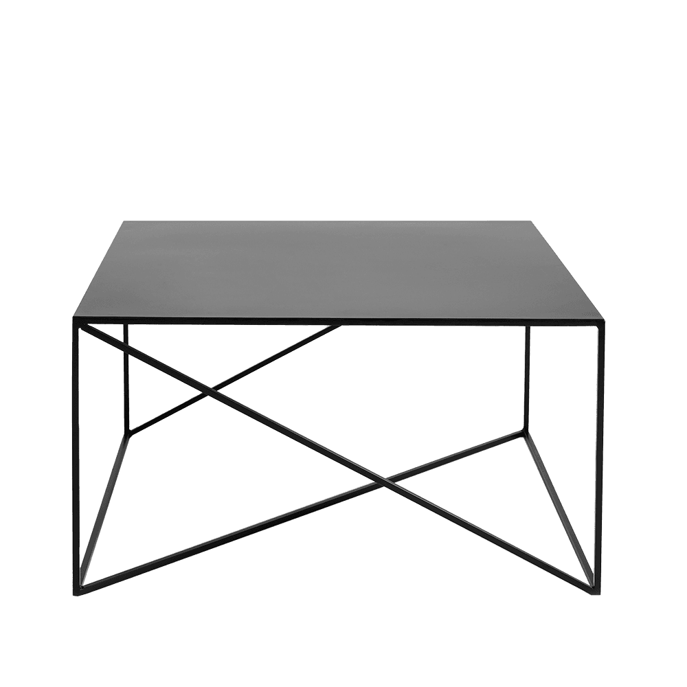 Tavolino MEMO METAL 100x100 Nero