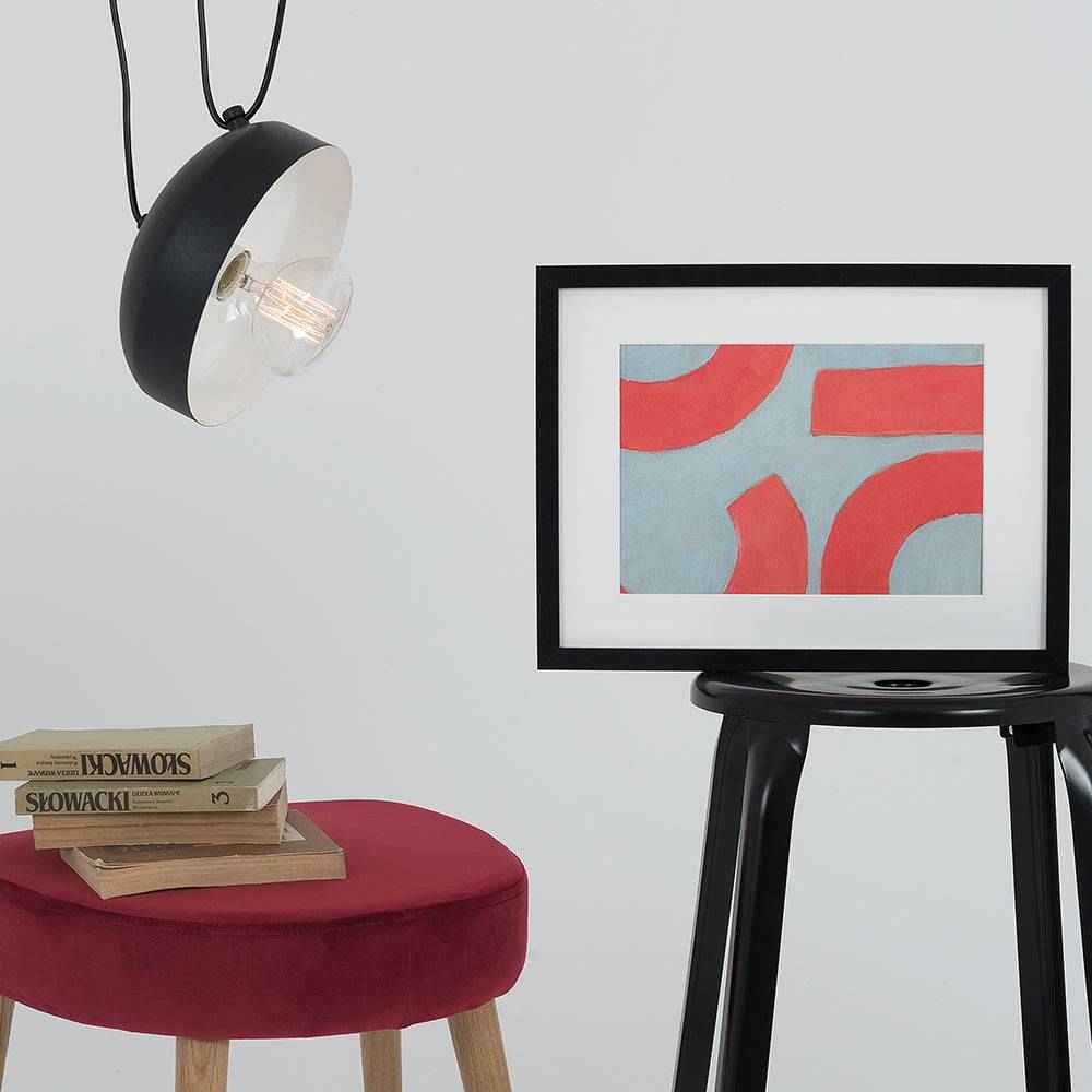 Lampadario POPO FLAT 1 - nero