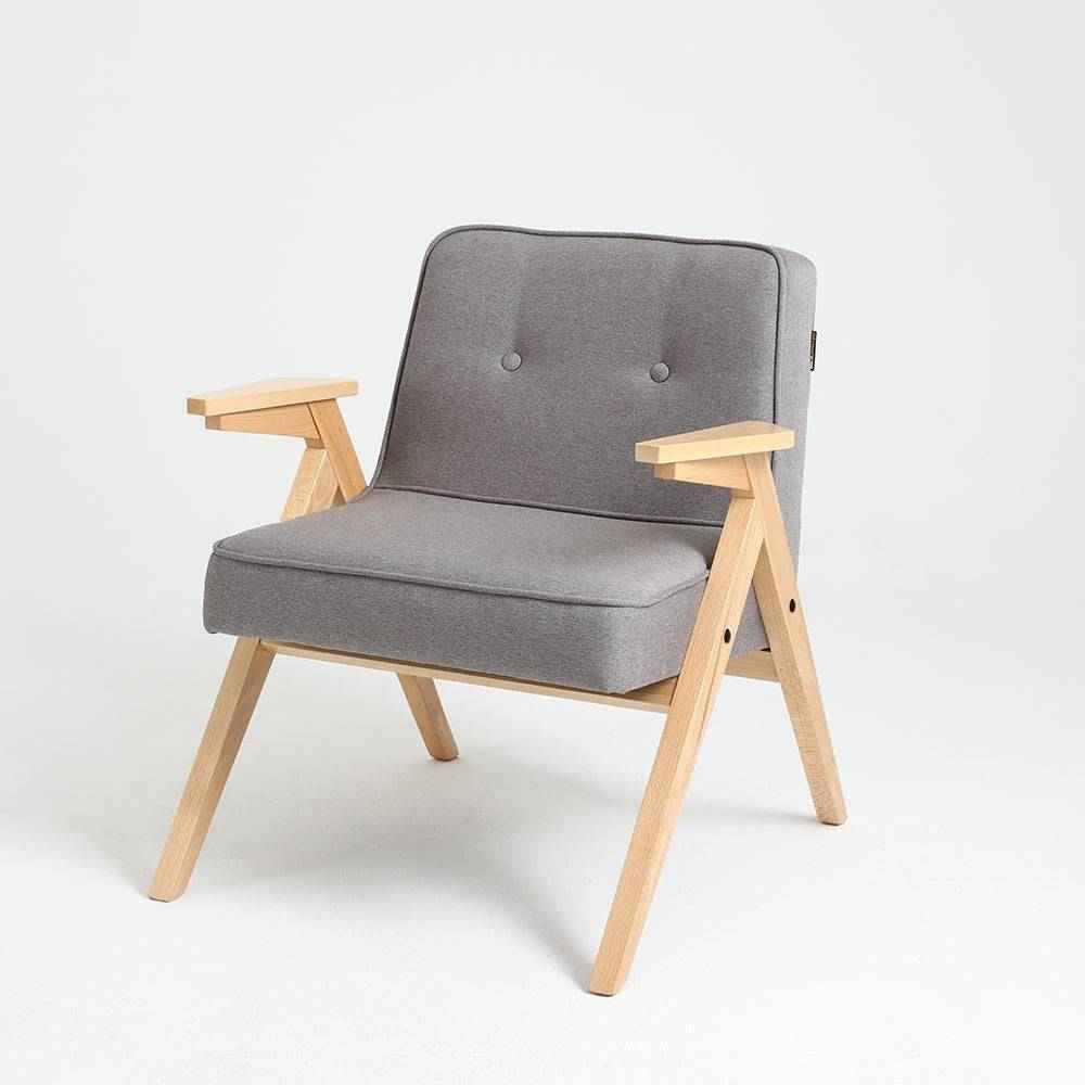 Poltrona VINC Steel, Naturale