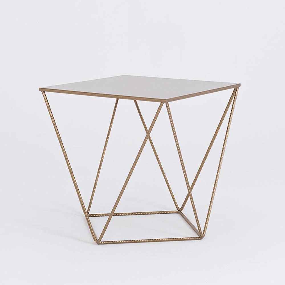 Tavolino DARYL METAL 55, oro