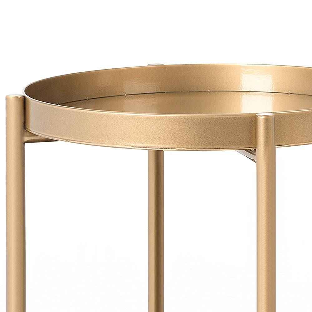 Tavolino da caffè HANNA METAL - oro