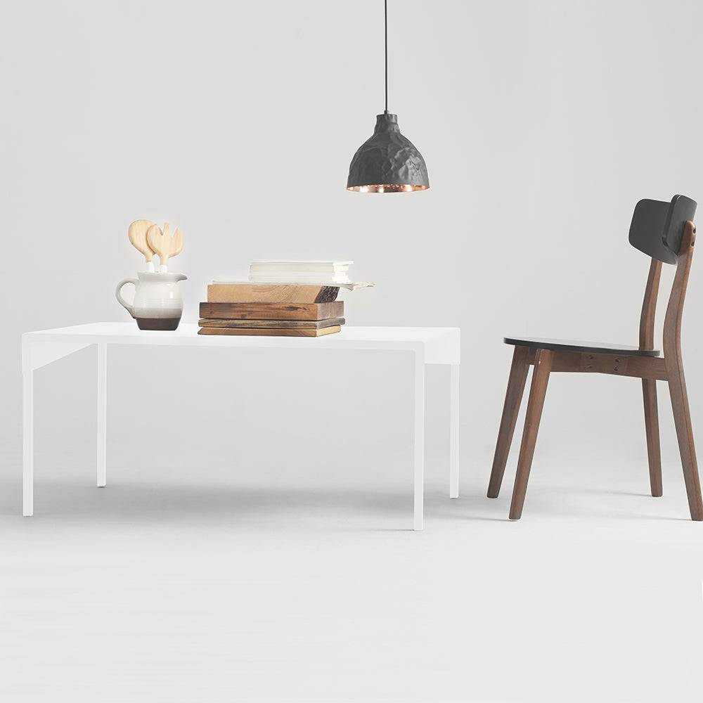 Tavolino OBROOS METAL 100x60, bianco