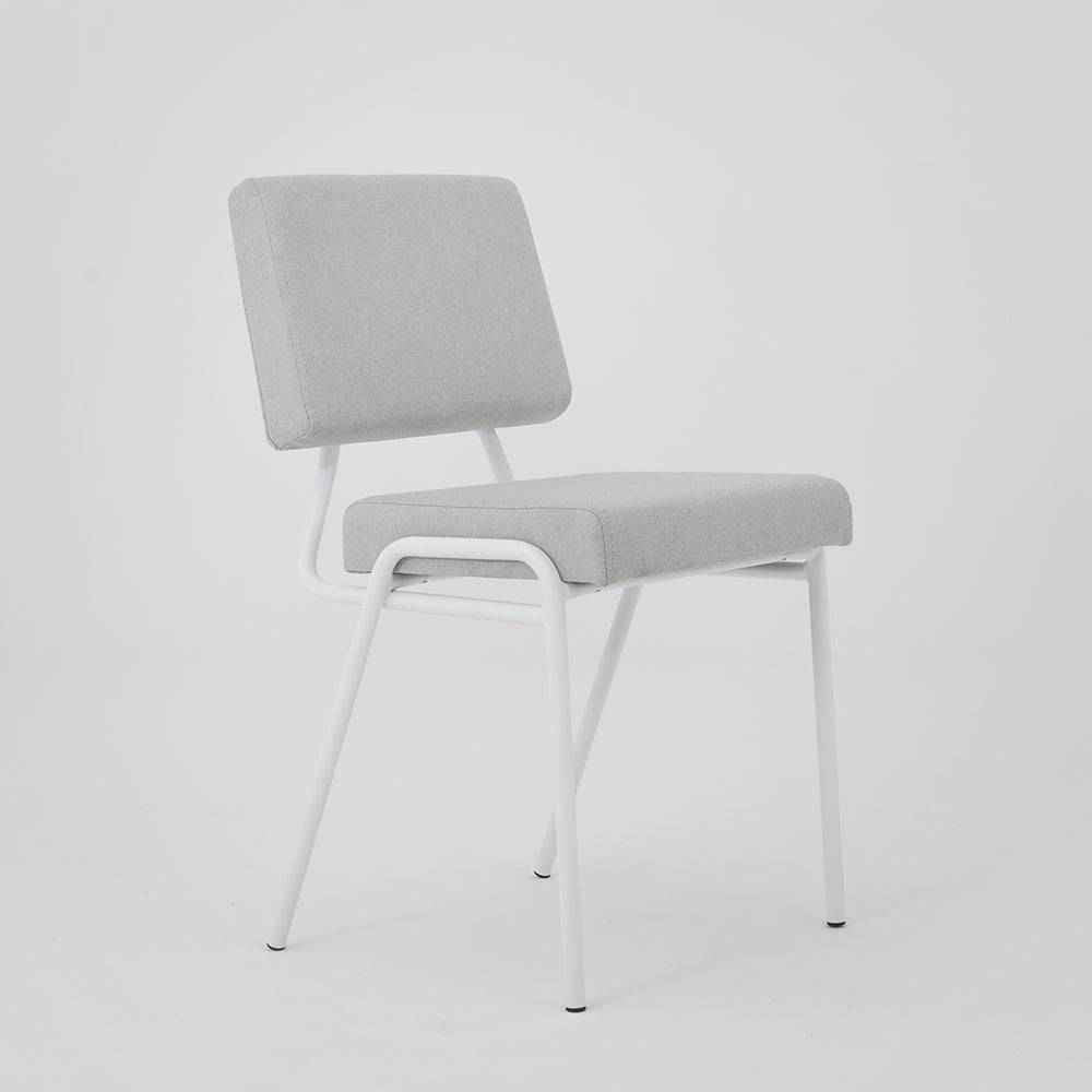 Sedia SIMPLE - platino, bianco