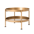 Tavolino HANNA METAL 40-2F - oro