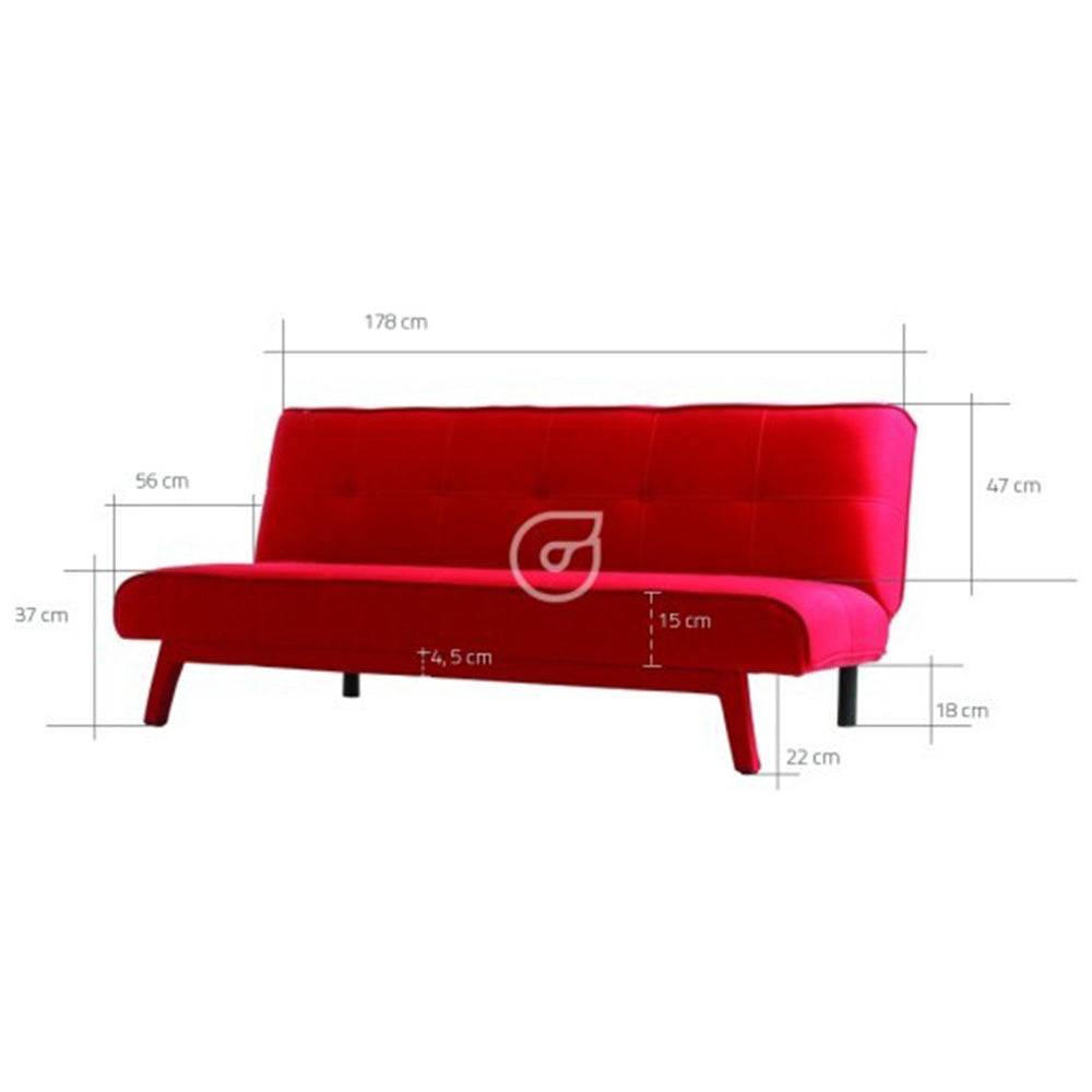 Divano Letto Modes a 3 Posti - Dust