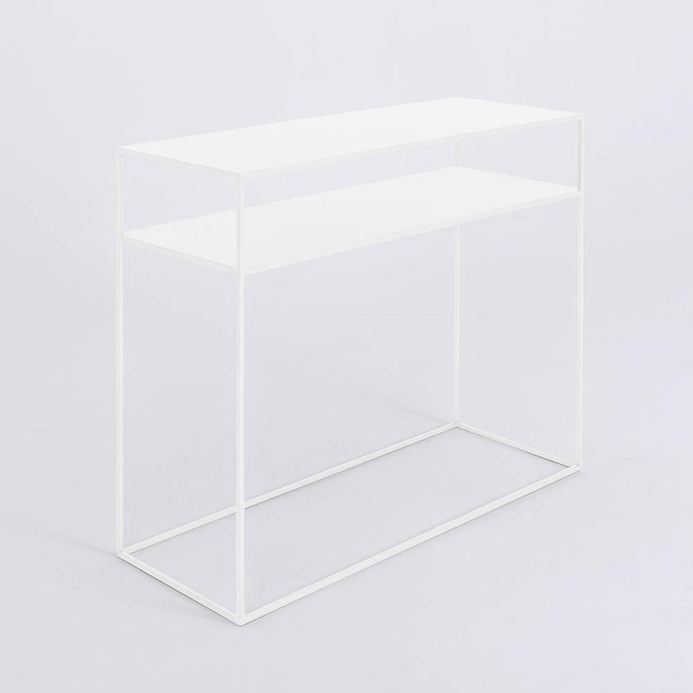Console TENSIO 2 Floor Metal 100x35 - Bianco