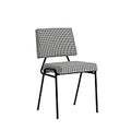 Sedia SIMPLE - pied de poule, nero