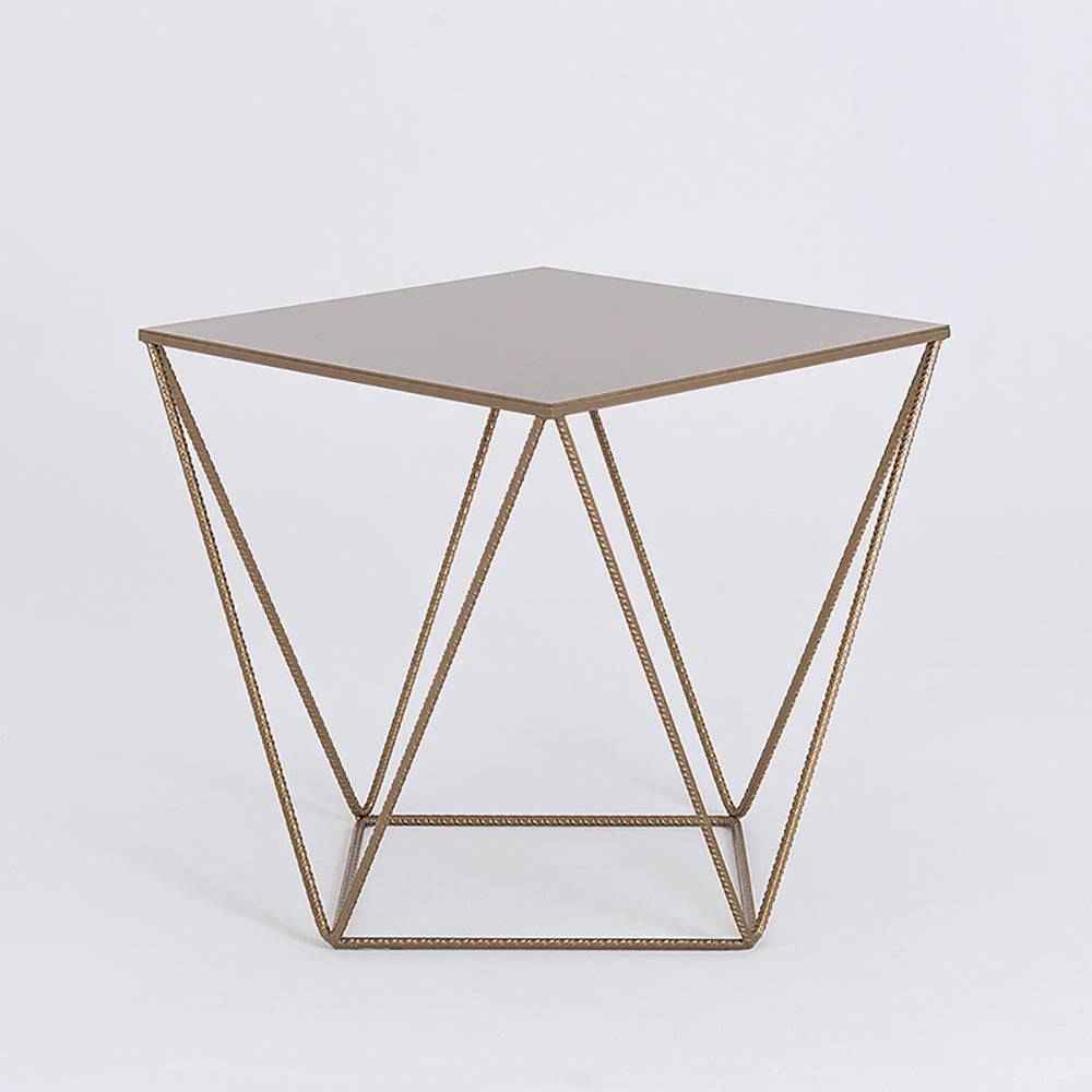Tavolino DARYL METAL 55, oro