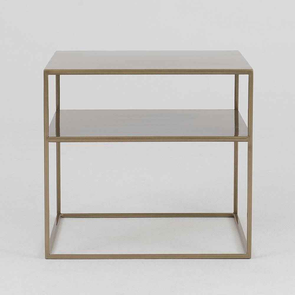 Tavolino Tensio 2 Floor Metal - oro