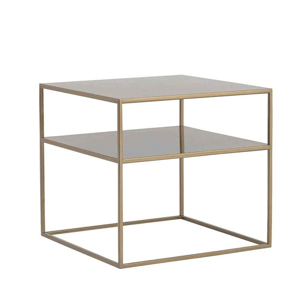 Tavolino Tensio 2 Floor Metal - oro