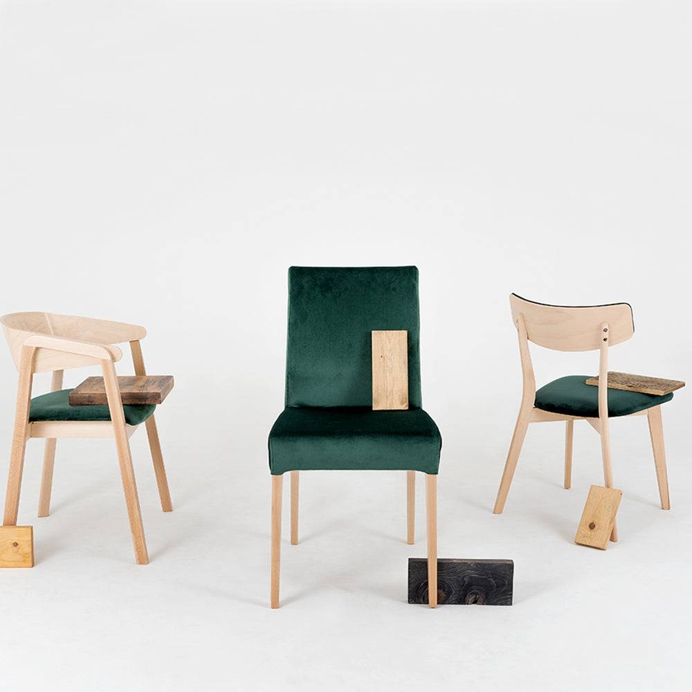 Sedia DIANA - verde bottiglia