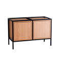 Rack SKAP 2R1 DOOR x2 - nero
