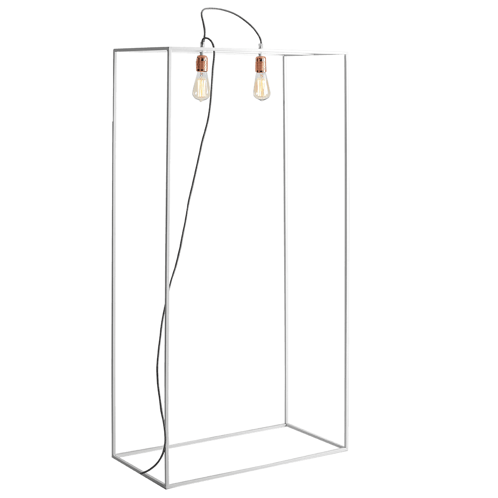 METRIC Piantana M - Bianco