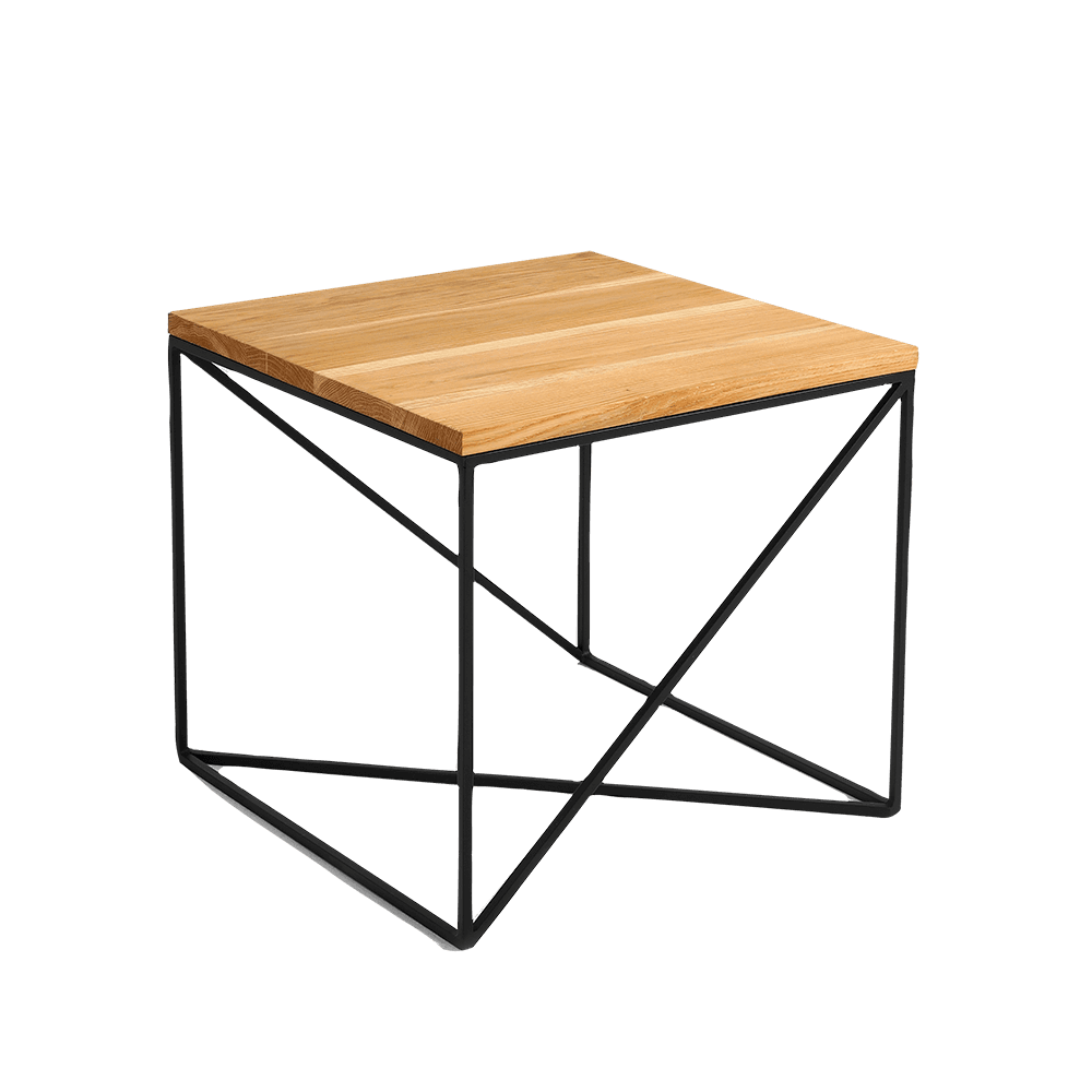 Tavolino MEMO LEGNO MASSELLO 50 Nero