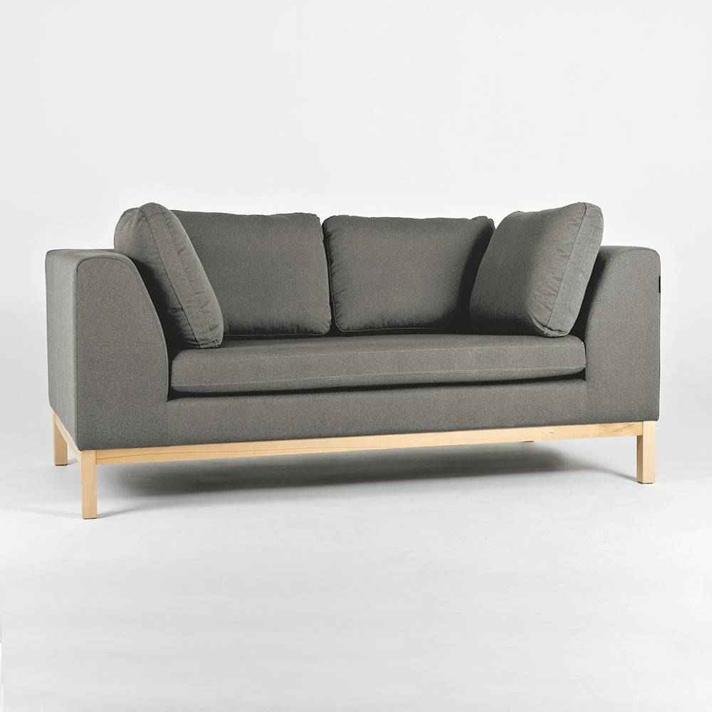 Divano 2 posti AMBIENT WOOD - kwarc, naturale