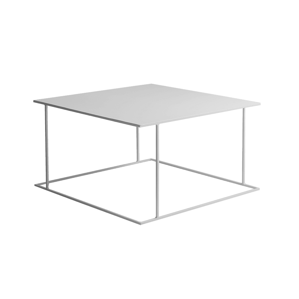 Tavolino WALT METAL 80 - Bianco