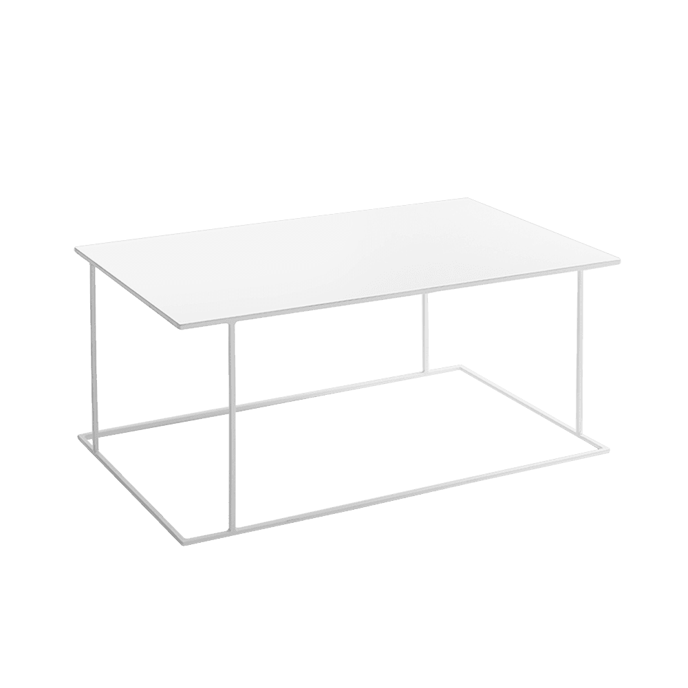 Tavolino WALT METAL 100x60 Bianco