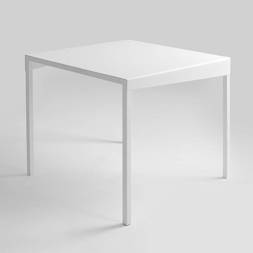 Tavolino OBROOS METAL 50, bianco