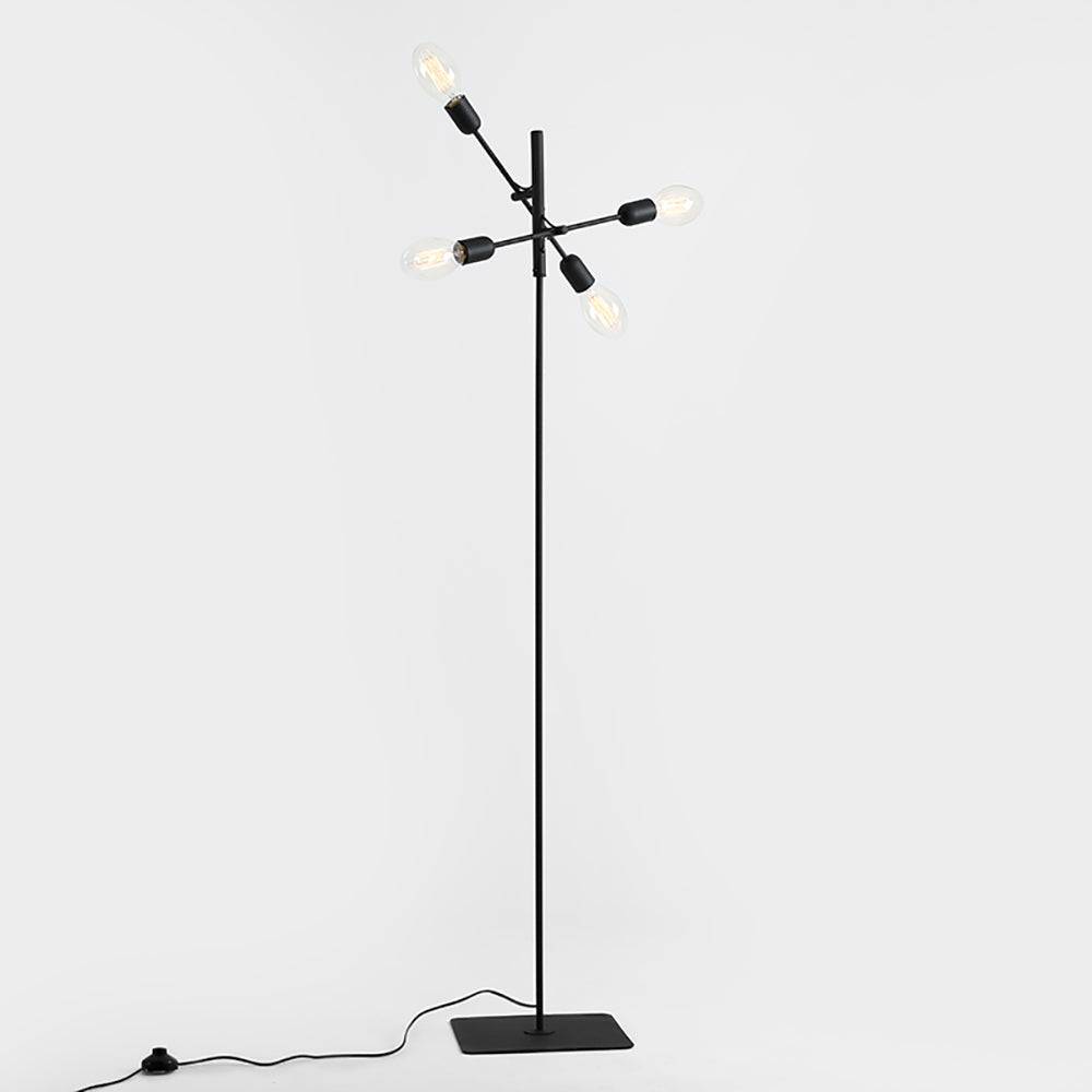 Lampada da Terra TWIGO FLOOR 4 - Nero
