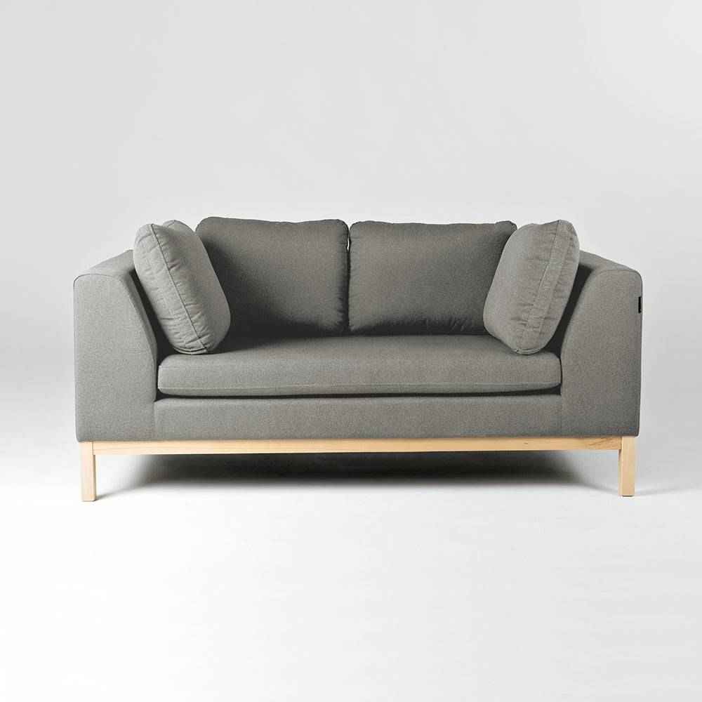 Divano 2 posti AMBIENT WOOD - kwarc, naturale