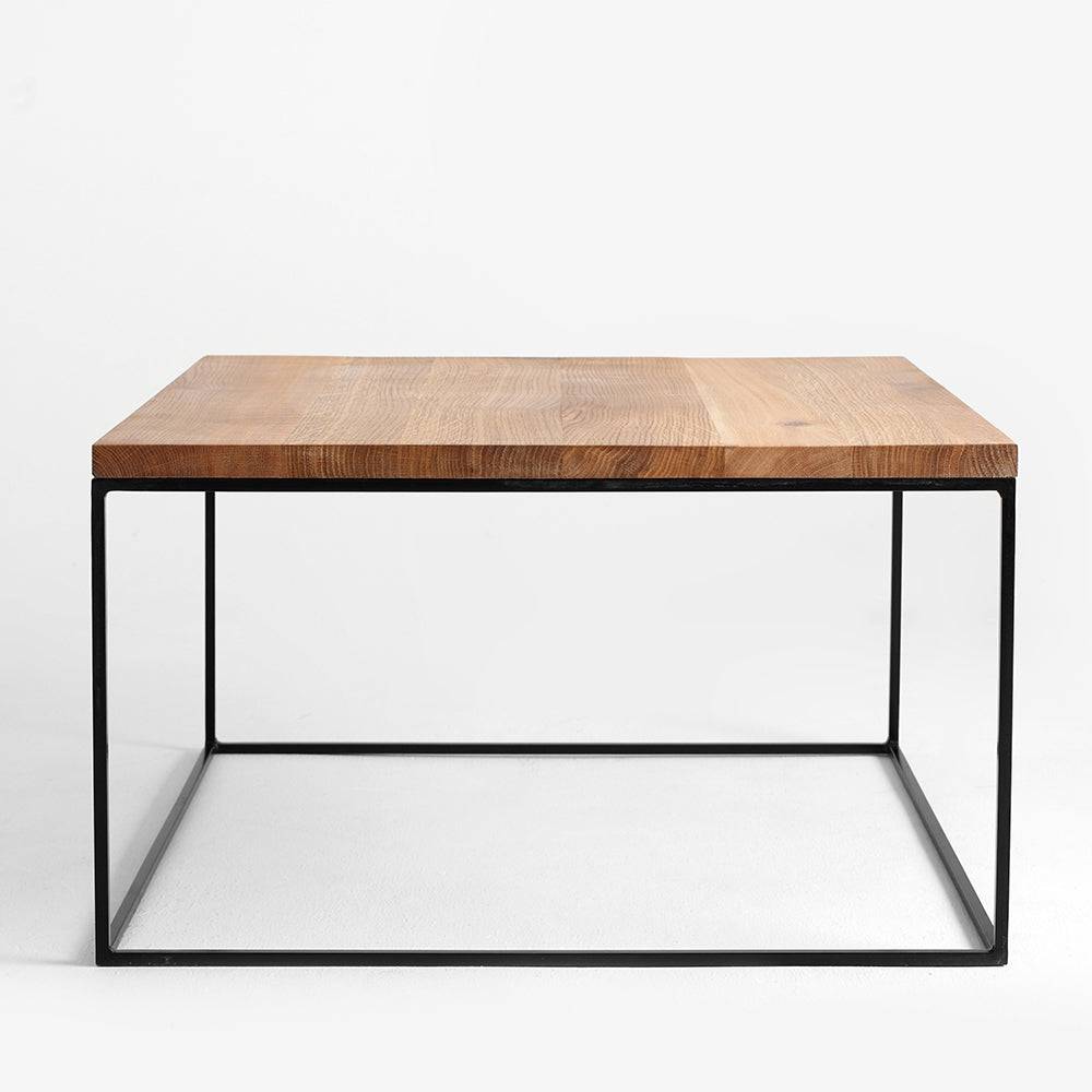 Tavolino Tensio Legno Massello 80 - Nero