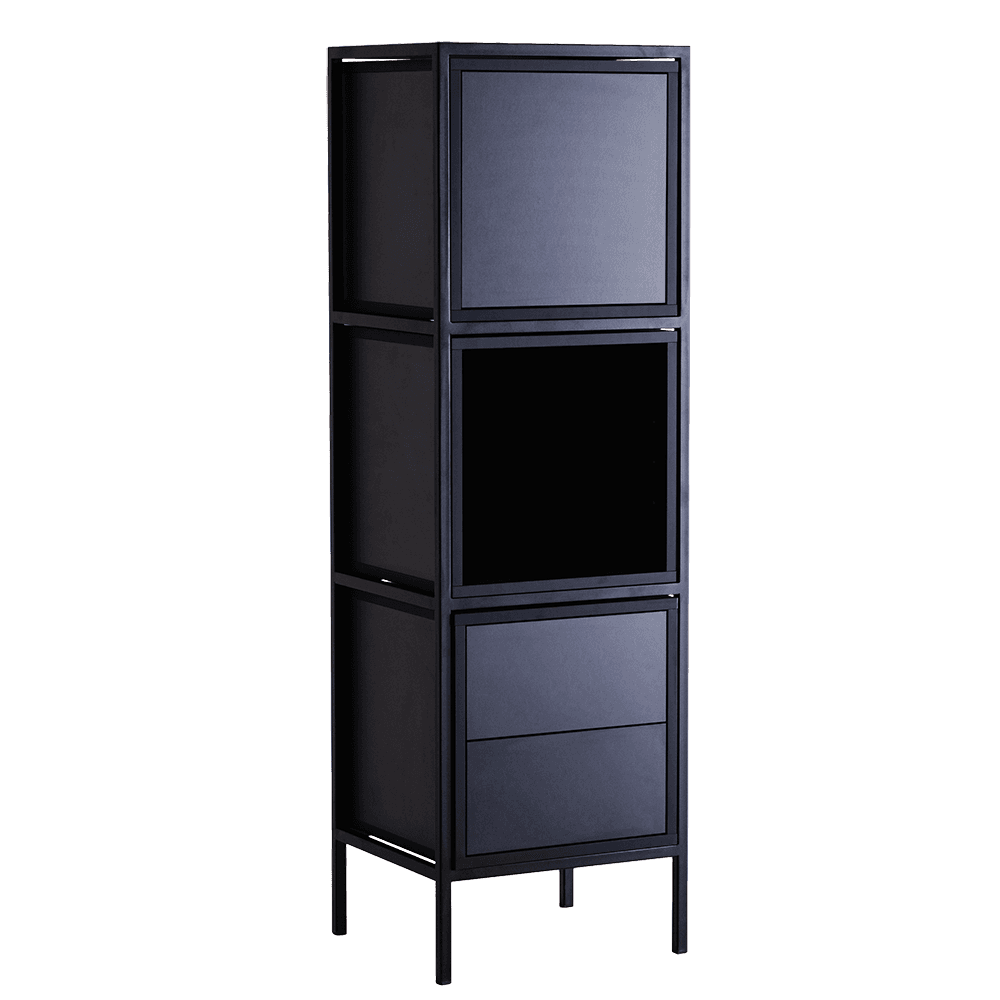 Rack SKAP Nero - 1 Ripiano 3 Mix