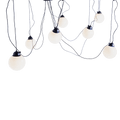 Lampada a Sospensione POPO GLASS M 7 - Nero