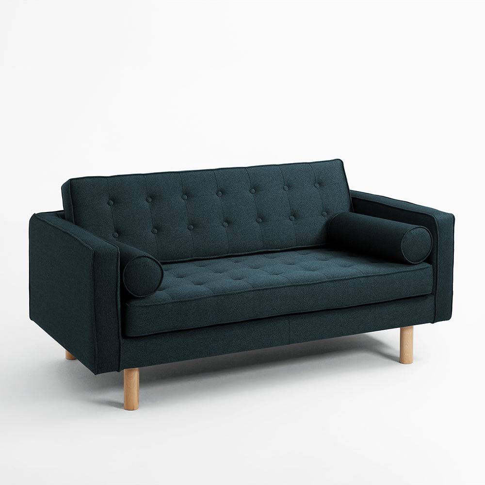 Divano Letto 2 Posti TOPIC WOOD, Deep Sea, Naturale