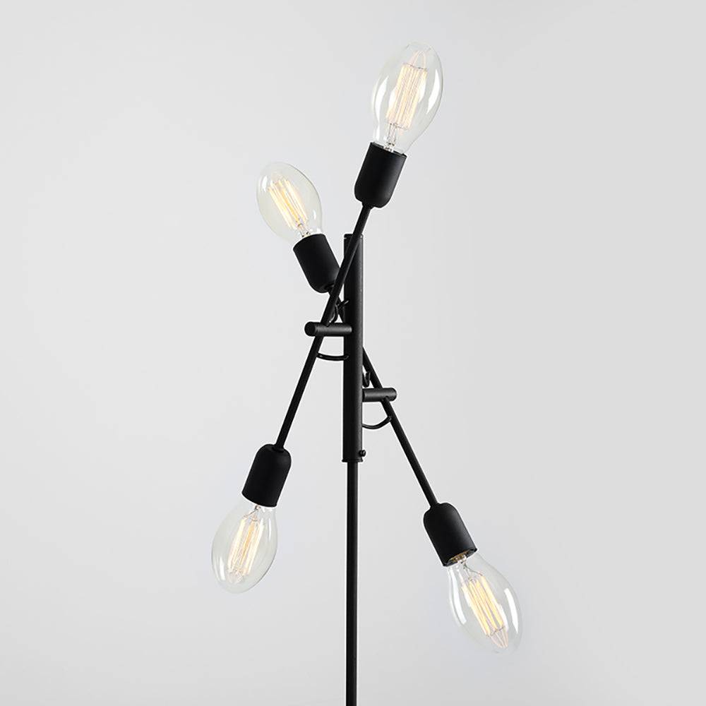 Lampada da Terra TWIGO FLOOR 4 - Nero