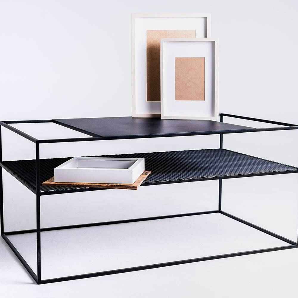 Tavolino MATRIX METAL 100x60 - nero