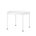 Tavolino da Caffè HANNA METAL 60 - Bianco