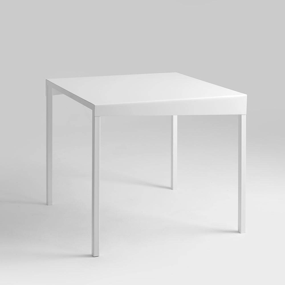 Tavolo Obroos Metal 80x80 - Bianco