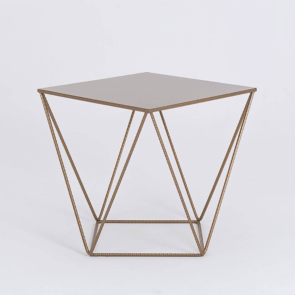 Tavolino DARYL METAL 60, oro