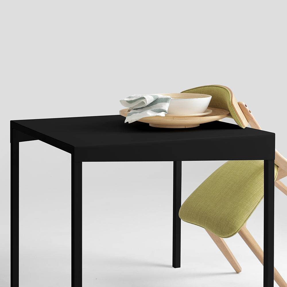 Tavolo Obroos Metal 80x80 - Nero