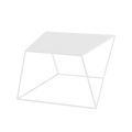 Tavolino ZAK METAL 80 bianco