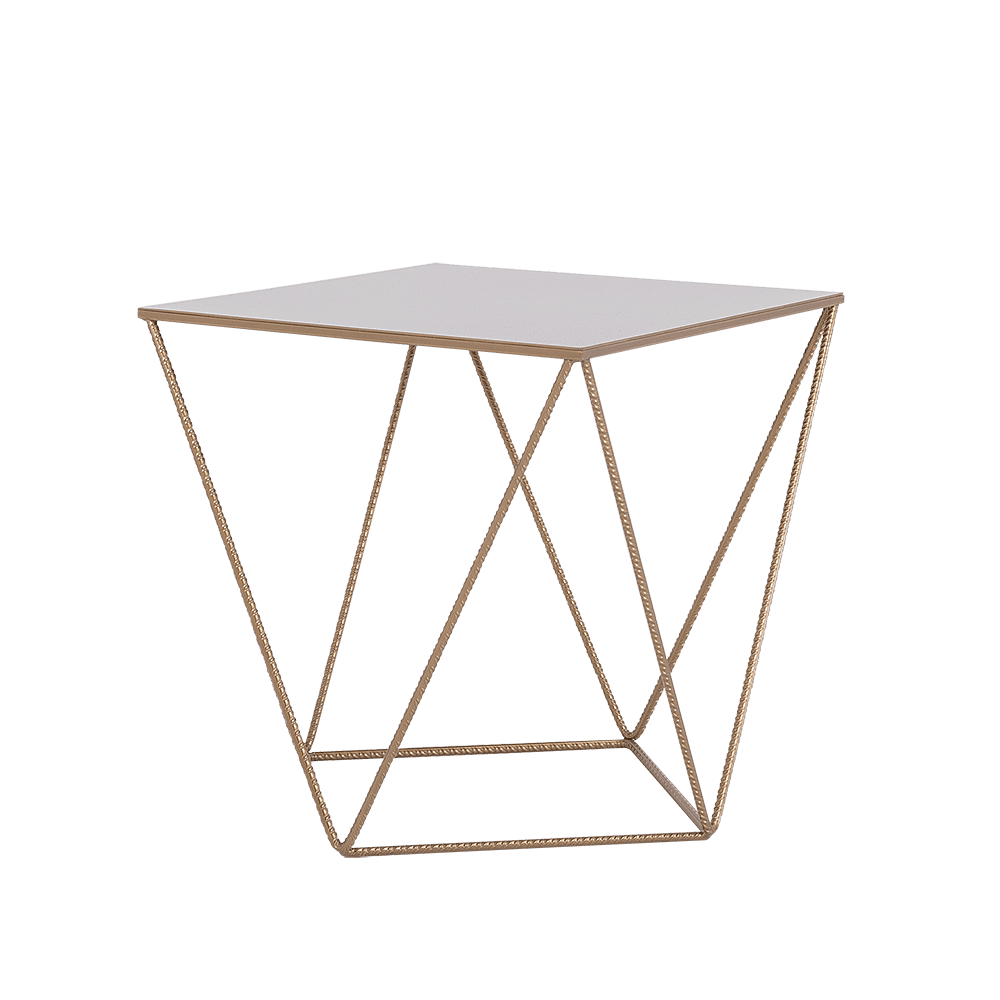 Tavolino DARYL METAL 60, oro