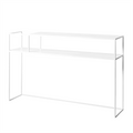 Consolle SENSO FLOWER METAL 120x25, bianco