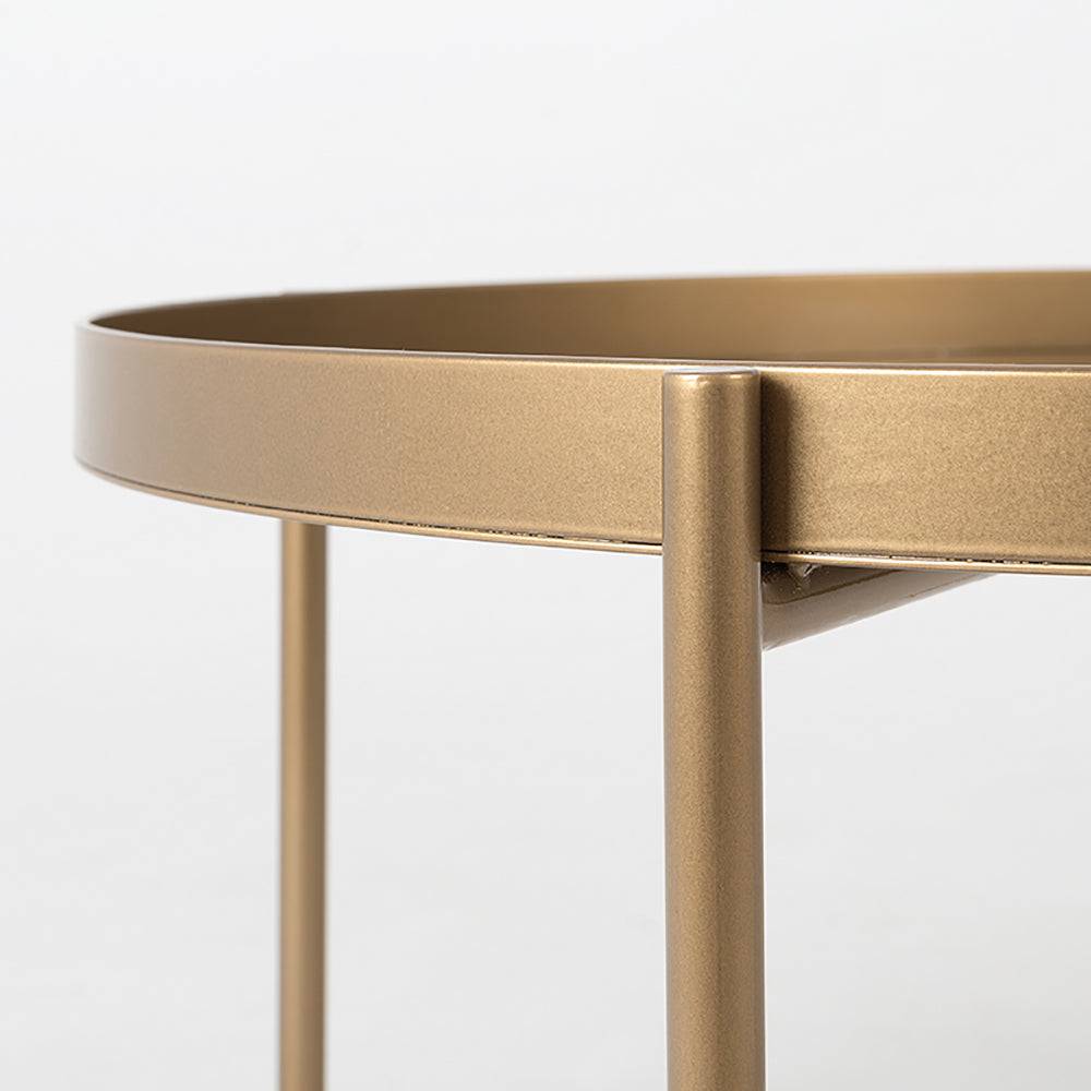 Tavolino da Caffè HANNA METAL 80 - Oro